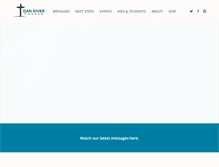 Tablet Screenshot of danriverchurch.org
